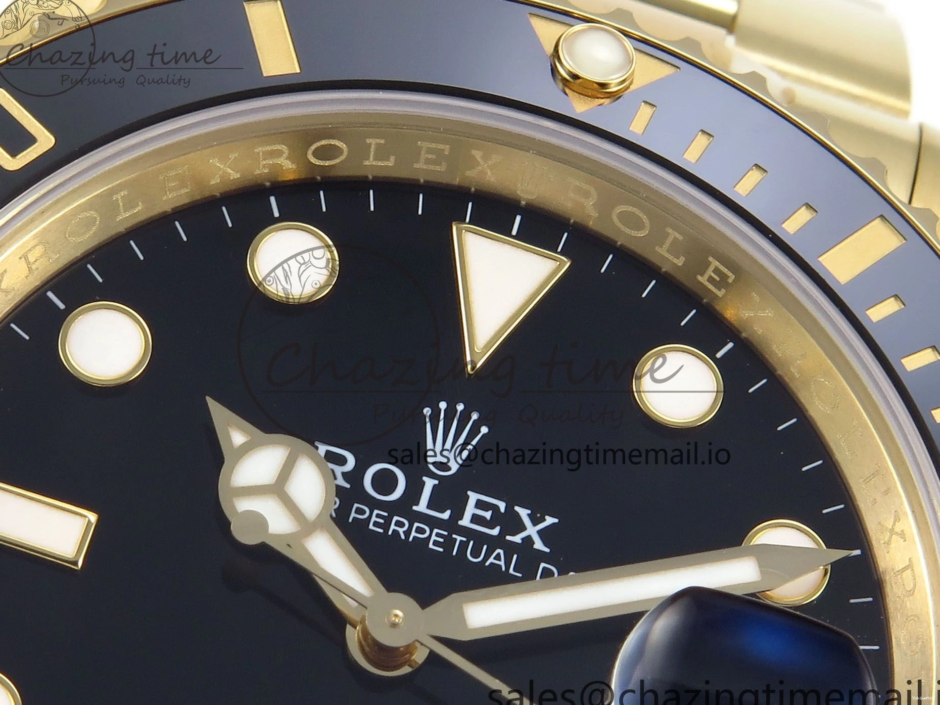 Black Bracelet 904L 126618 Best LN 1:1 Ceramic YG Submariner THBF Edition SH3235 41mm on 0102